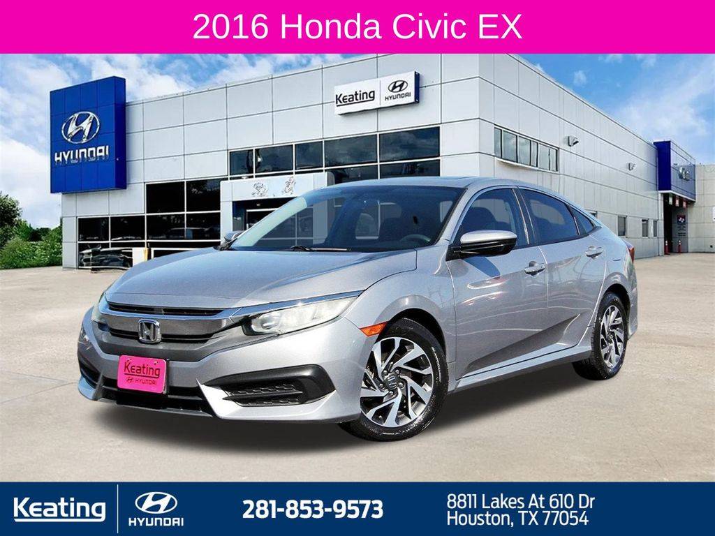 2016 Honda Civic EX — Sedan — 97,861 mi — Houston, TX