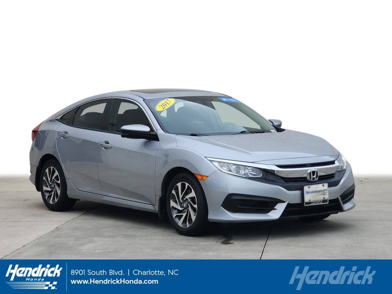 2017 Honda Civic EX — Sedan — 74,407 mi — Charlotte, NC