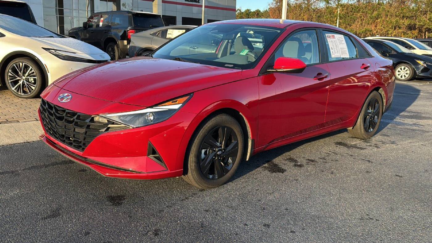 2023 Hyundai Elantra Hybrid Blue — Sedan — 21,487 mi — Macon, GA