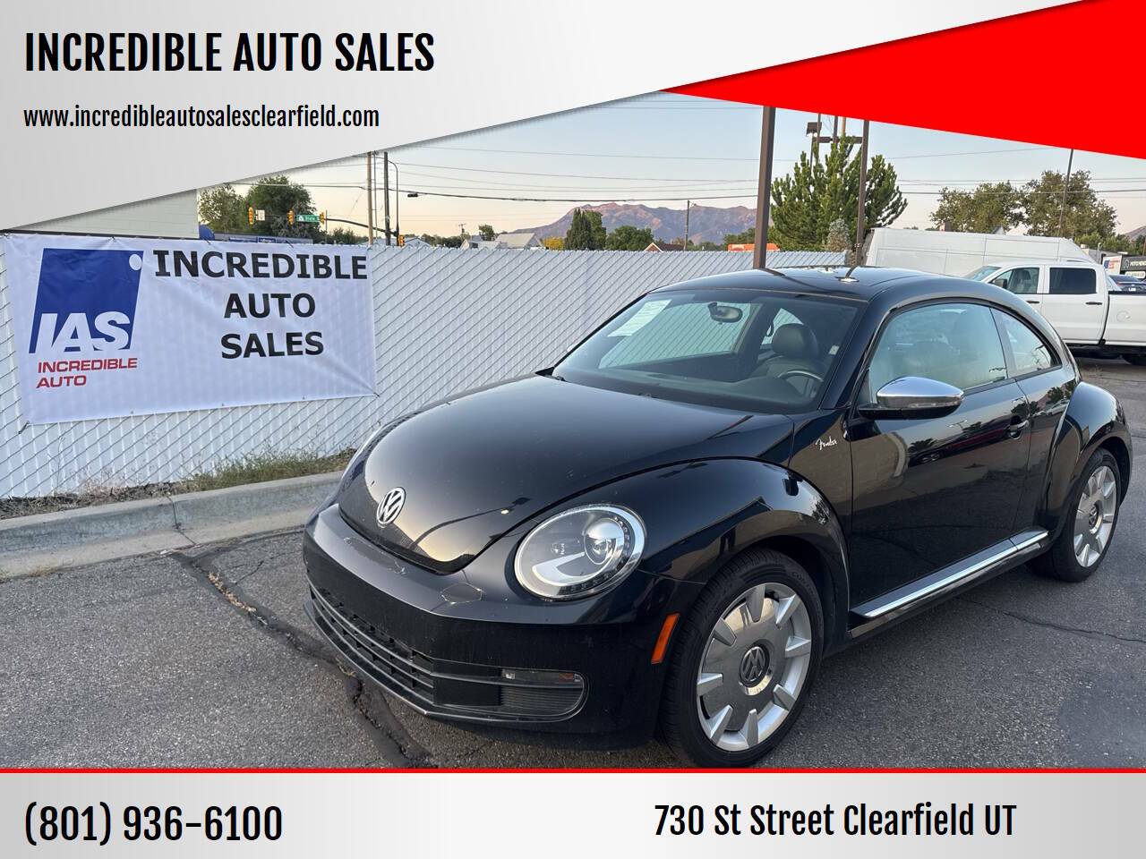 2013 Volkswagen Beetle 2.5 Fender Edition — Hatchback — 124,399 mi — Clearfield, UT