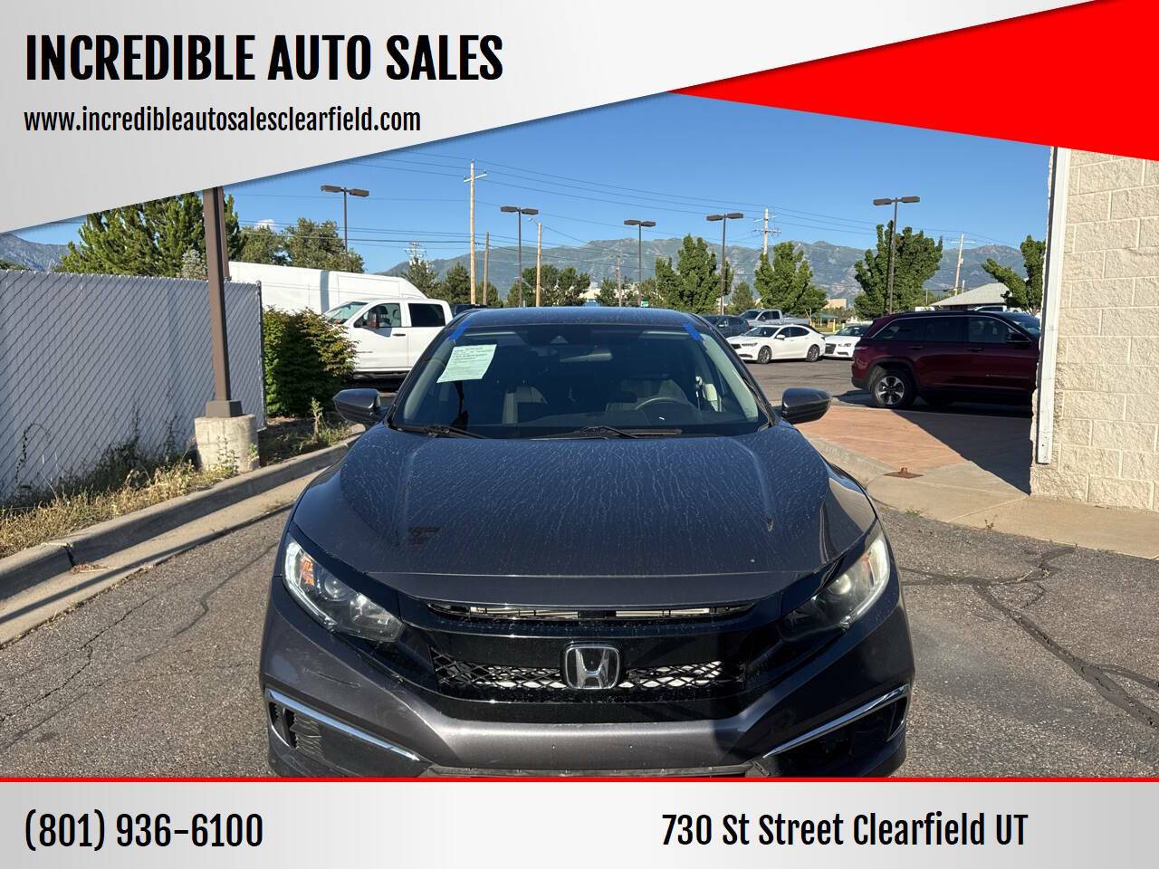 2021 Honda Civic LX — Sedan — 55,344 mi — Clearfield, UT