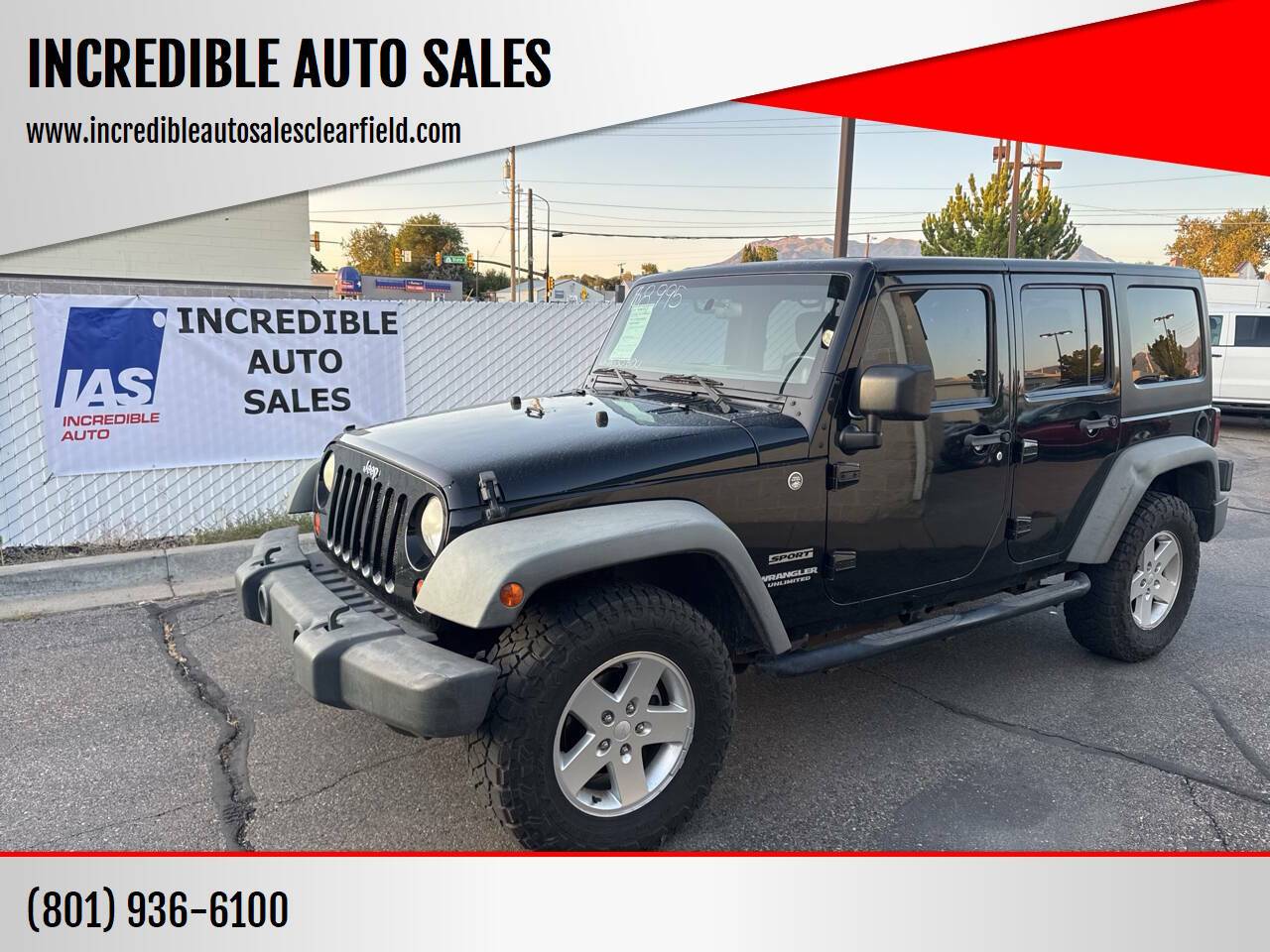 2011 Jeep Wrangler Sport — SUV — 171,774 mi — Clearfield, UT