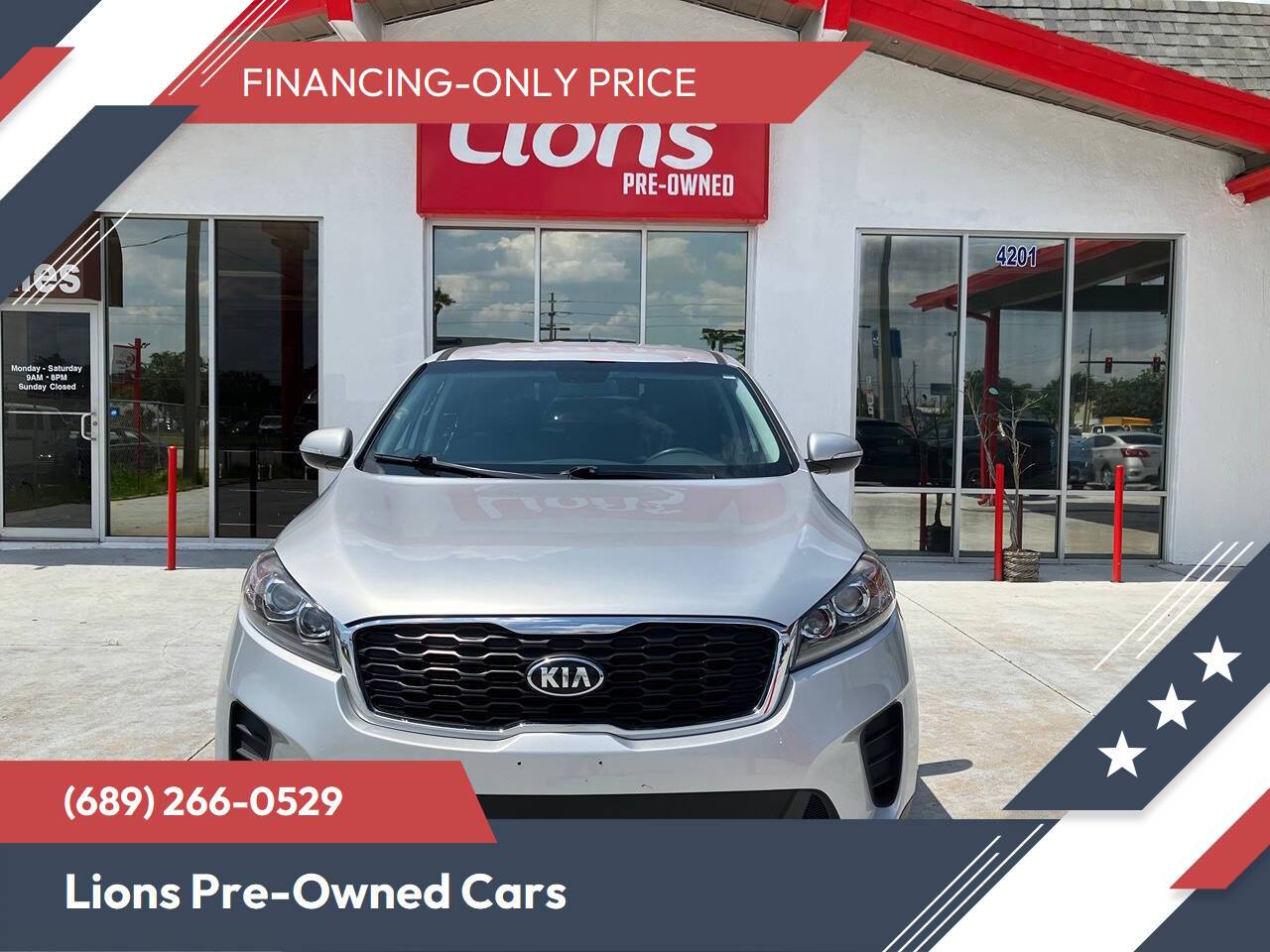 2020 Kia Sorento LX V6 — SUV — 34,085 mi — Orlando, FL