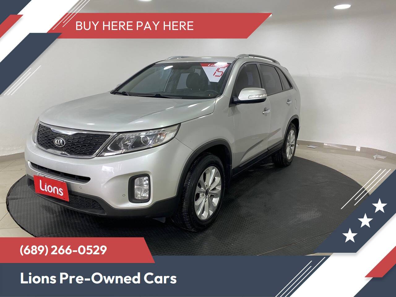 2015 Kia Sorento LX V6 — SUV — 75,080 mi — Orlando, FL