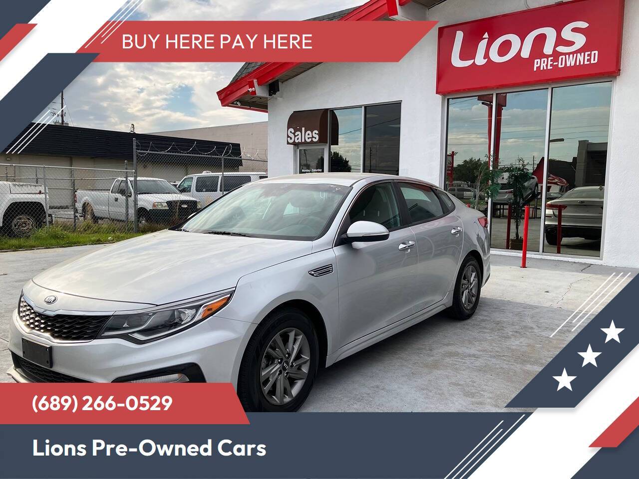 2019 Kia Optima LX — Sedan — 492 mi — Orlando, FL