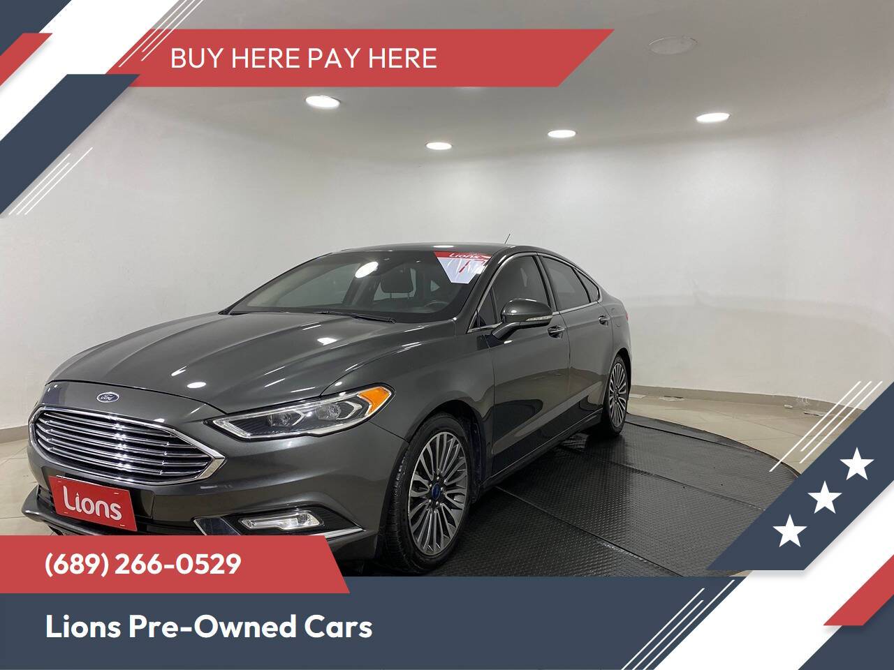 2017 Ford Fusion Titanium — Sedan — 75,167 mi — Orlando, FL