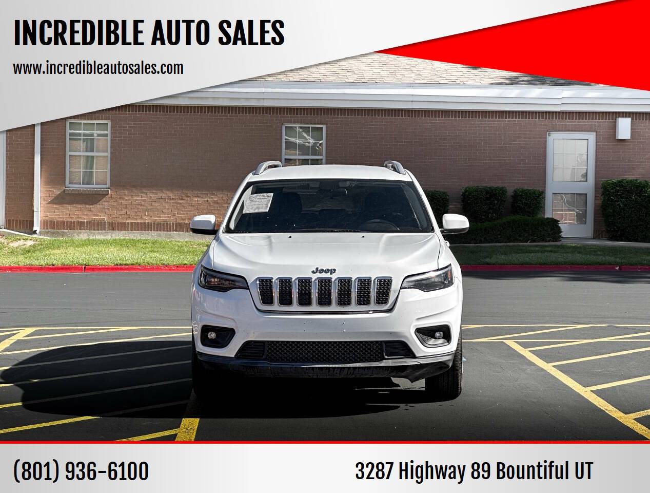 2019 Jeep Cherokee Latitude — SUV — 142,270 mi — Bountiful, UT