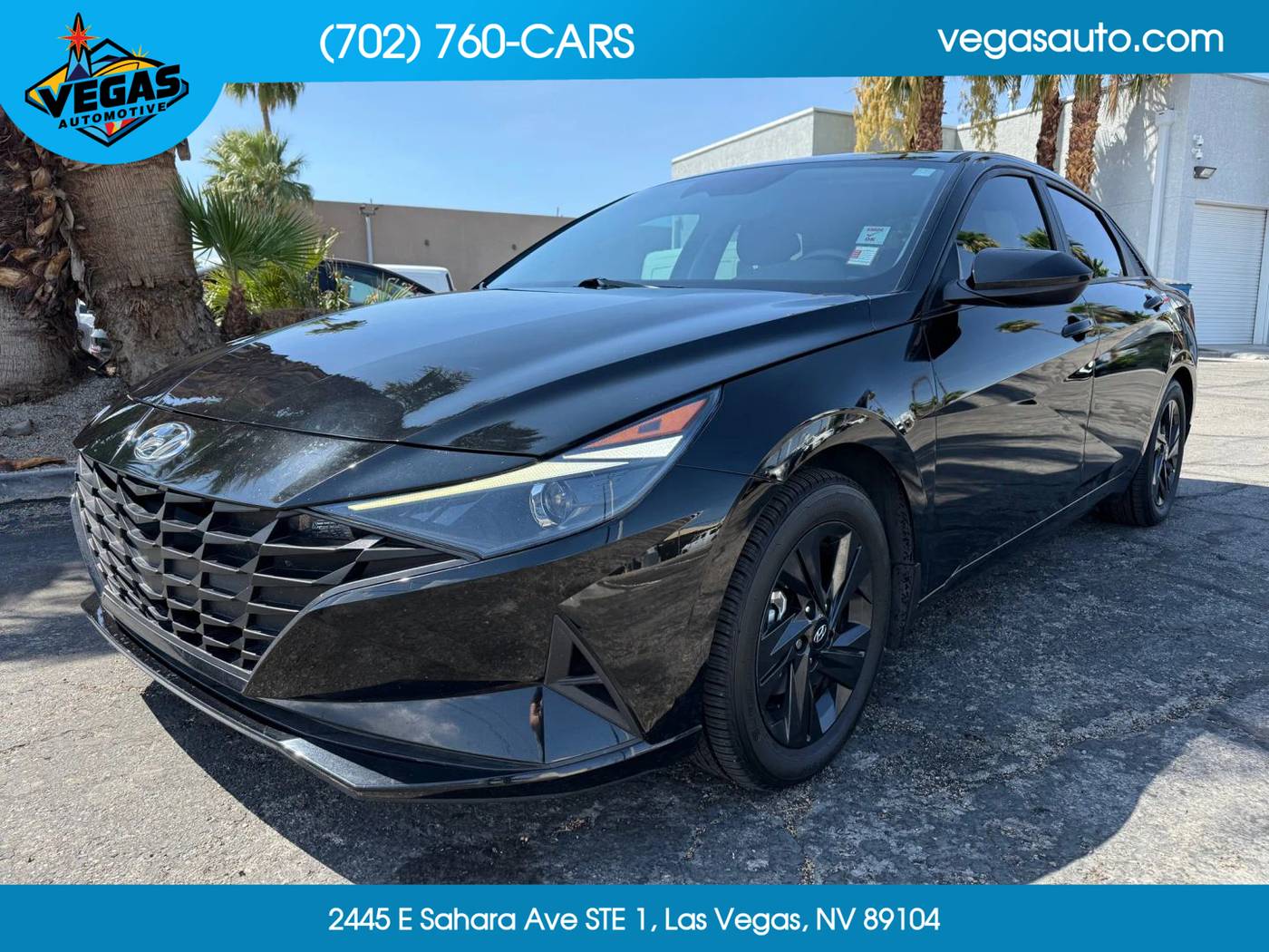 2023 Hyundai Elantra Hybrid Blue — Sedan — 42,219 mi — Las Vegas, NV