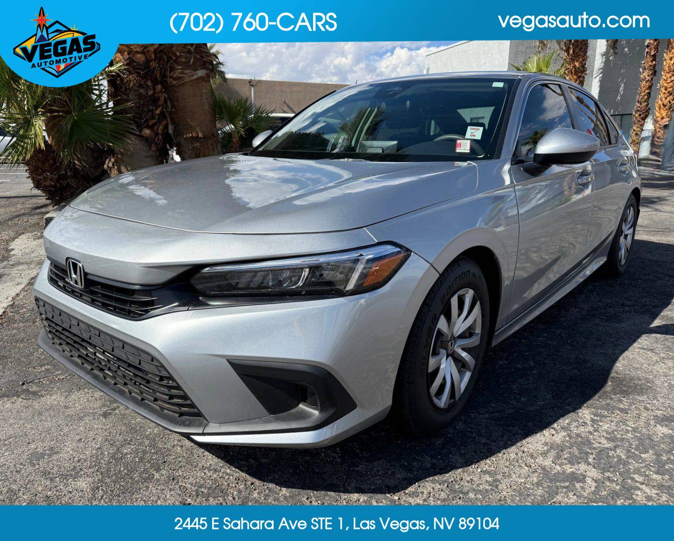 2022 Honda Civic LX — Sedan — 61,980 mi — Las Vegas, NV
