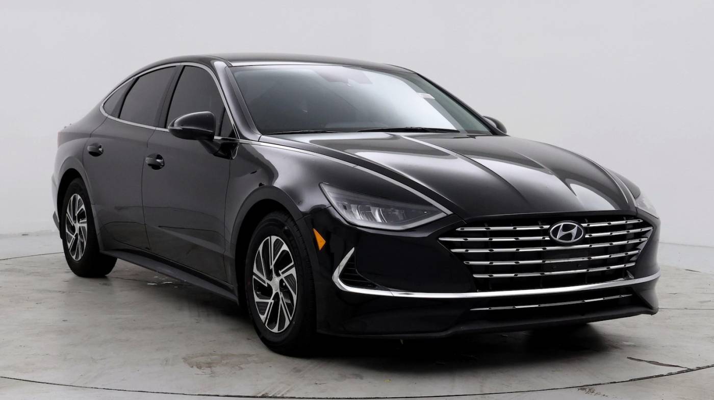 2021 Hyundai Sonata Hybrid Blue — Sedan — 39,554 mi — Columbia, SC