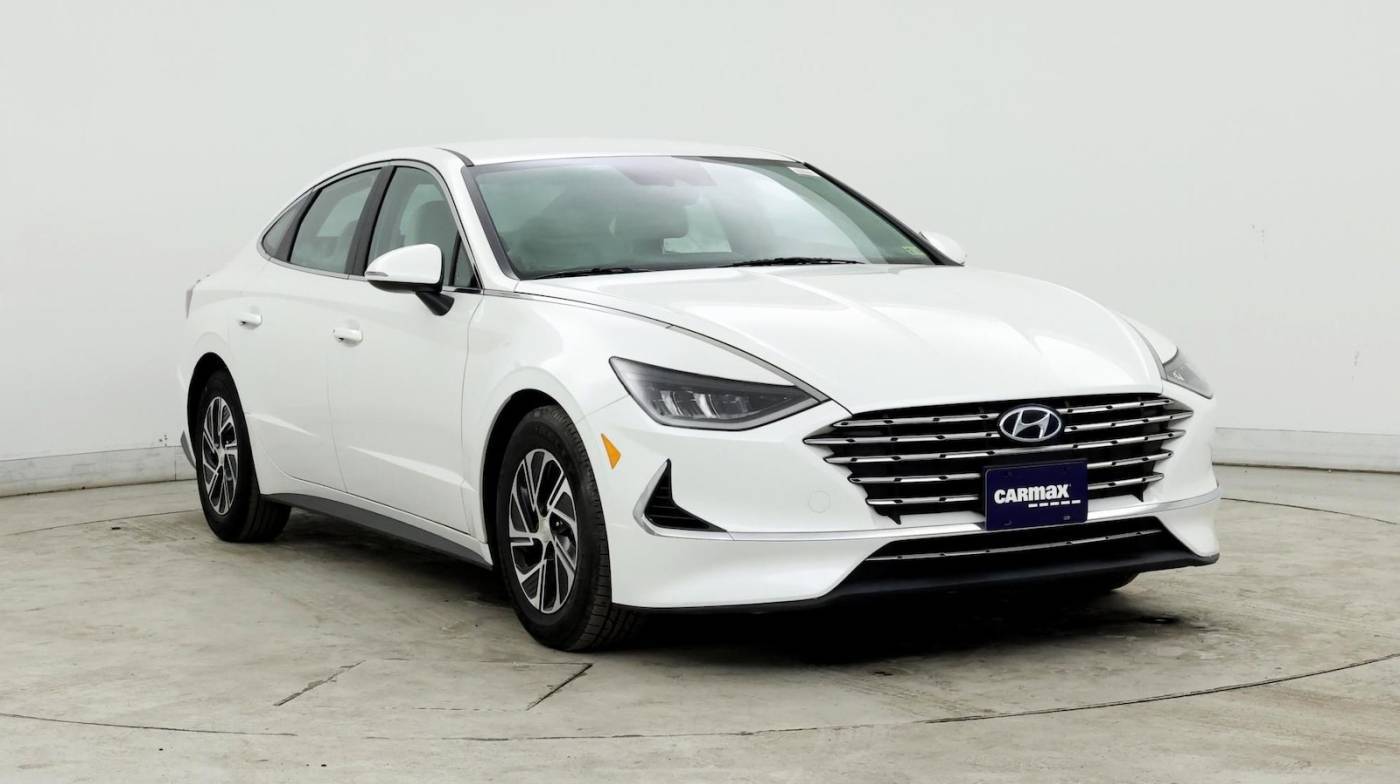 2021 Hyundai Sonata Hybrid Blue — Sedan — 76,215 mi — Sterling, VA