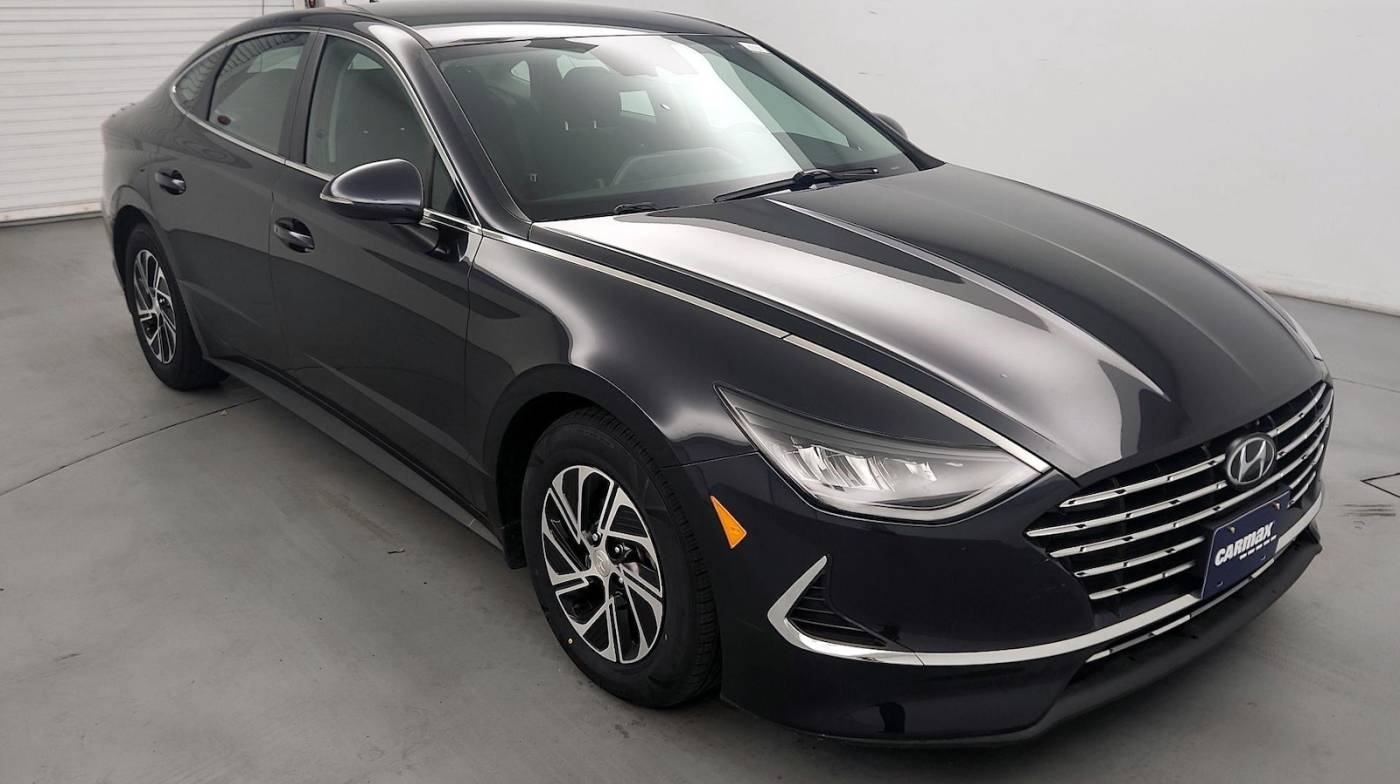 2022 Hyundai Sonata Hybrid Blue — Sedan — 49,402 mi — Fayetteville, NC
