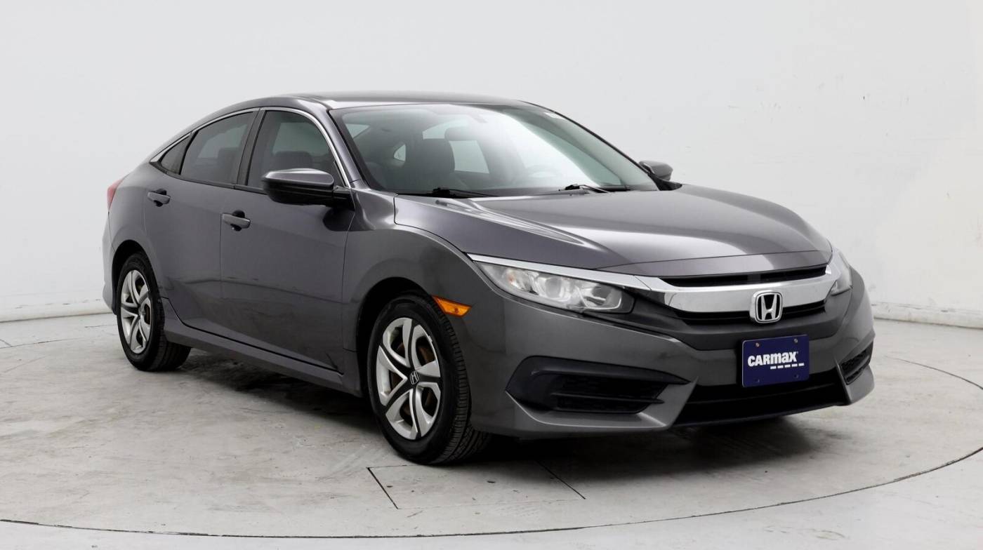 2016 Honda Civic LX — Sedan — 74,495 mi — Greenville, SC