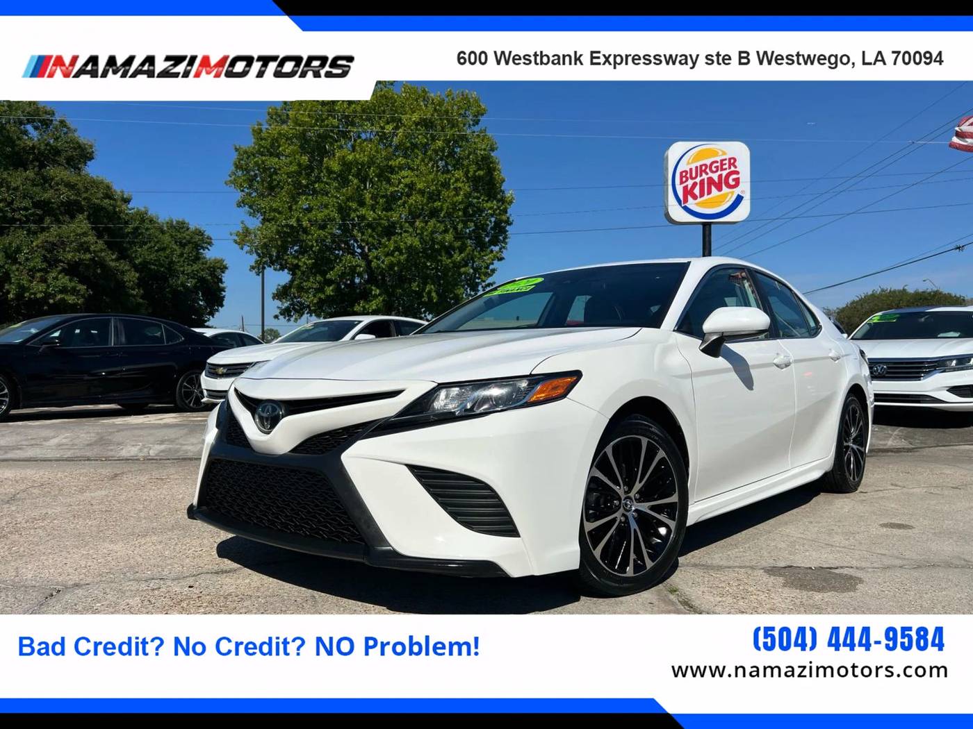 2020 Toyota Camry SE — Sedan — 143,740 mi — Westwego, LA