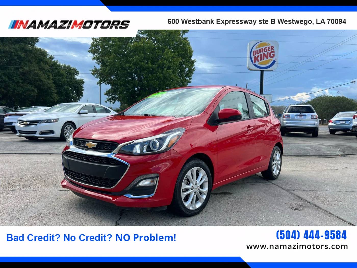 2020 Chevrolet Spark LT — Hatchback — 96,445 mi — Westwego, LA