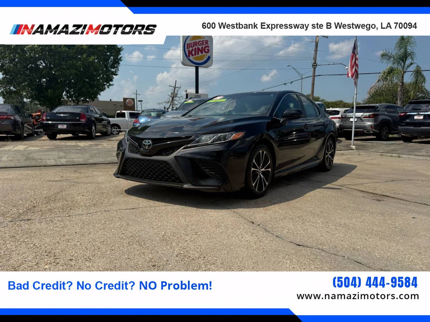 2020 Toyota Camry SE — Sedan — 143,805 mi — Westwego, LA