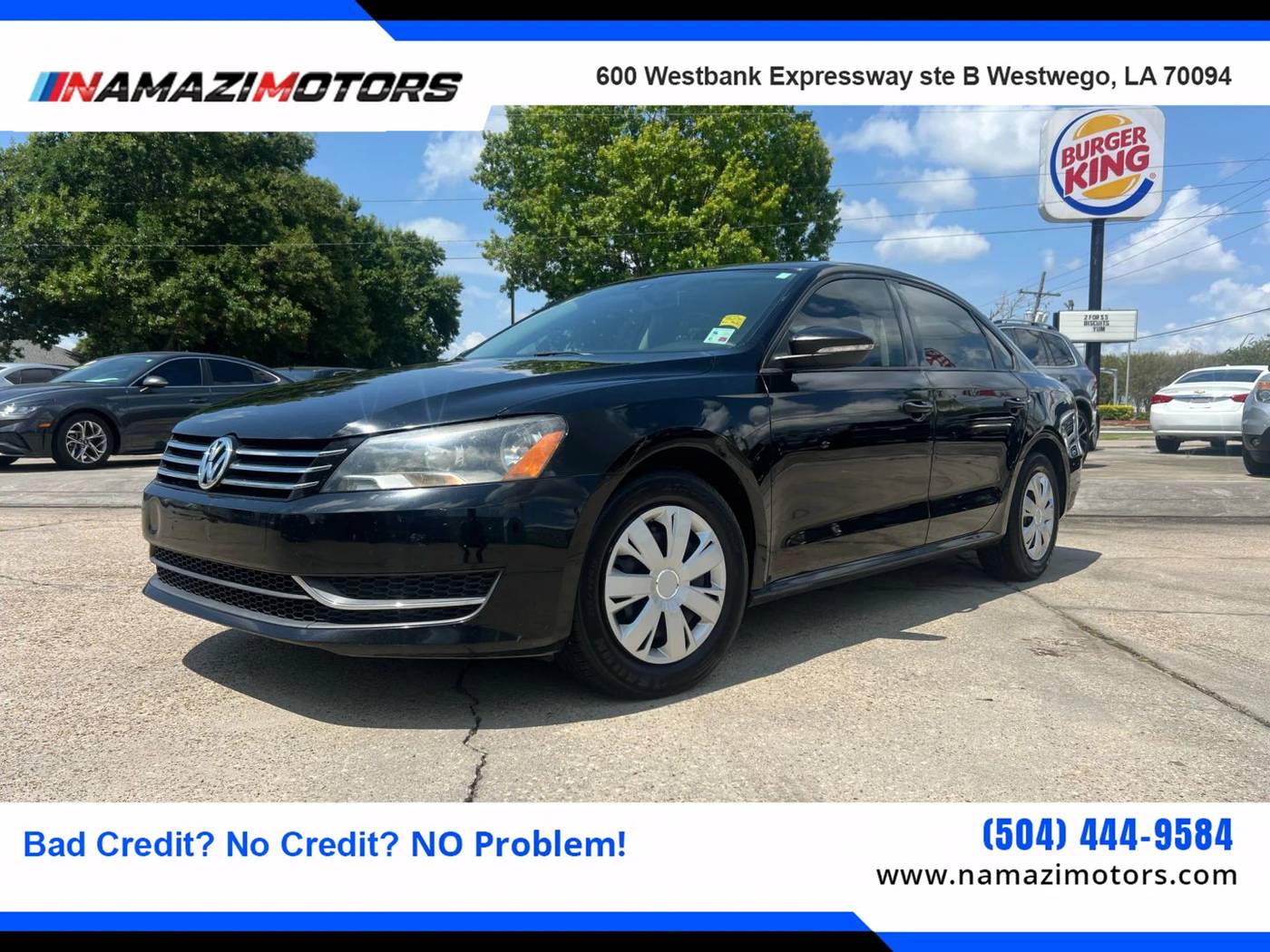 2012 Volkswagen Passat S — Sedan — 125,702 mi — Westwego, LA