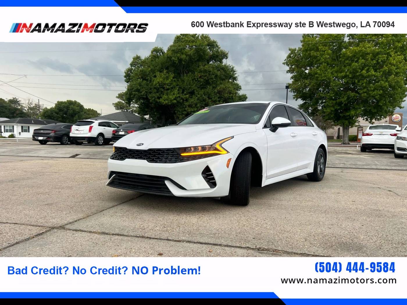 2021 Kia K5 LX — Sedan — 134,320 mi — Westwego, LA