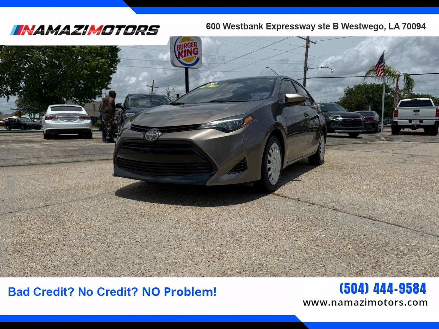 2019 Toyota Corolla LE — Sedan — 87,125 mi — Westwego, LA