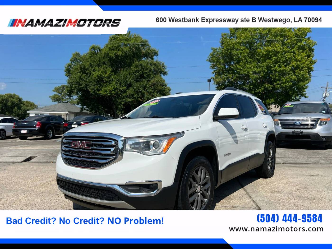 2018 GMC Acadia SLT — SUV — 139,192 mi — Westwego, LA