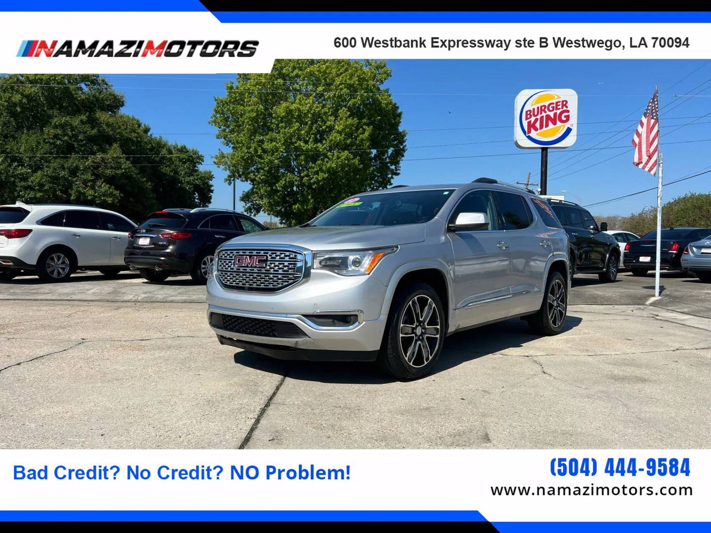2017 GMC Acadia Denali — SUV — 128,190 mi — Westwego, LA