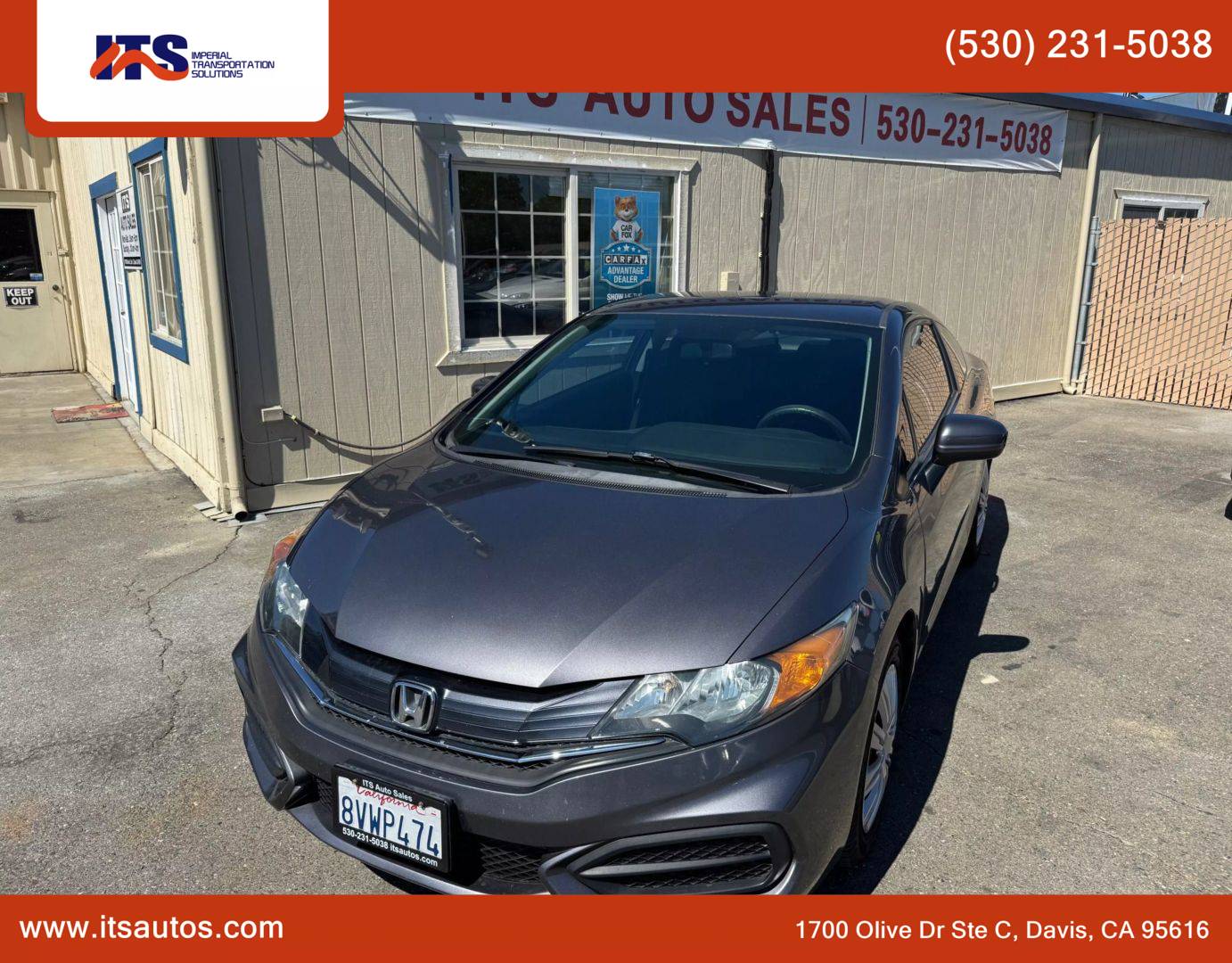 2015 Honda Civic LX — Coupe — 112,588 mi — Davis, CA