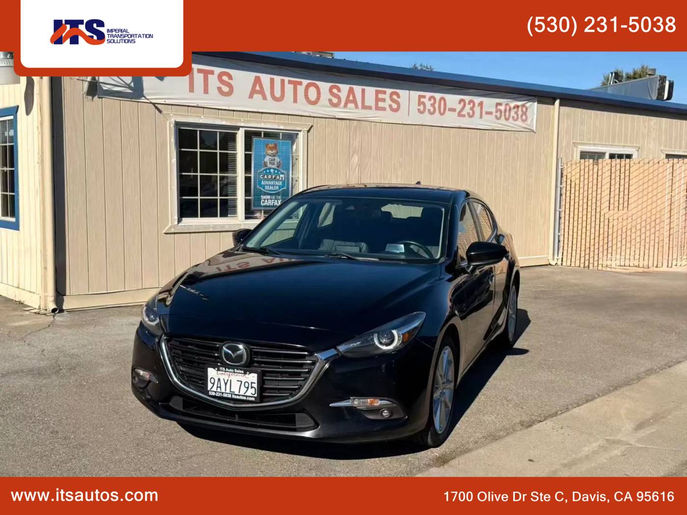 2017 Mazda Mazda3 Grand Touring — Hatchback — 71,058 mi — Davis, CA