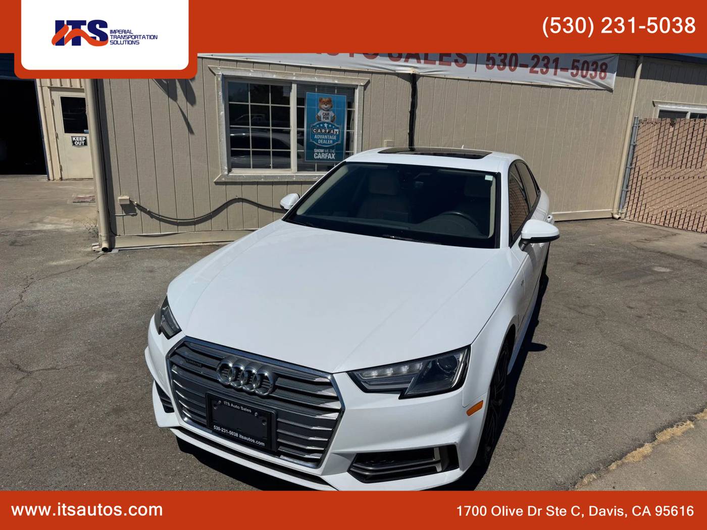 2018 Audi A4 Premium — Sedan — 97,755 mi — Davis, CA