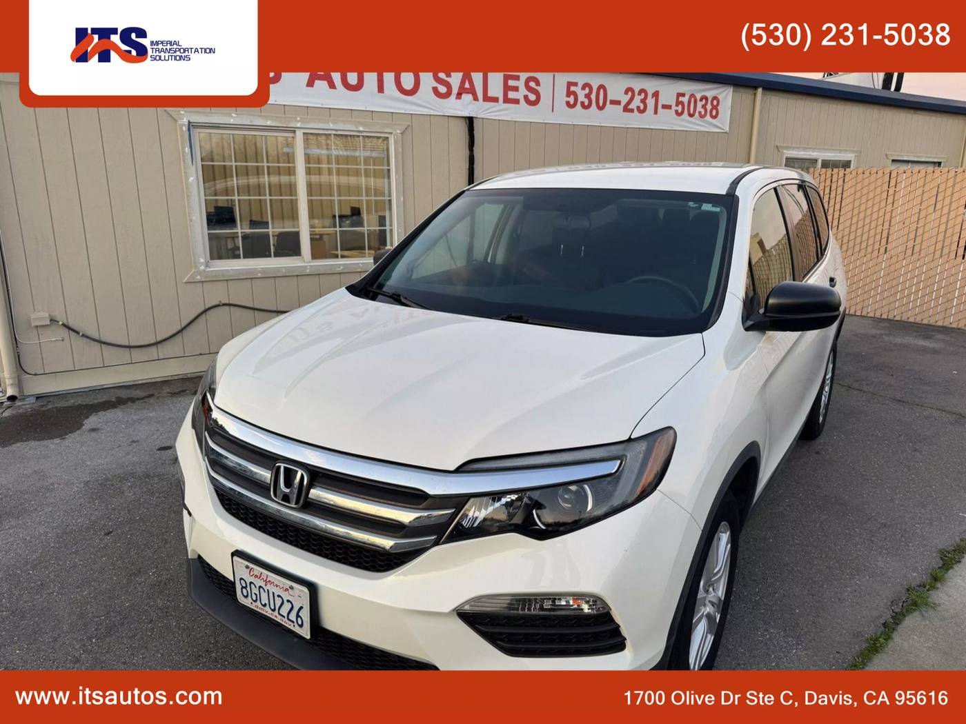 2018 Honda Pilot LX — SUV — 116,189 mi — Davis, CA