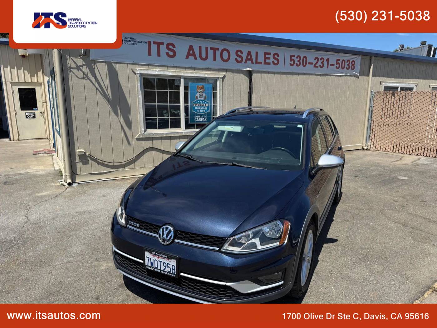 2017 Volkswagen Golf Alltrack SE — Wagon — 74,945 mi — Davis, CA