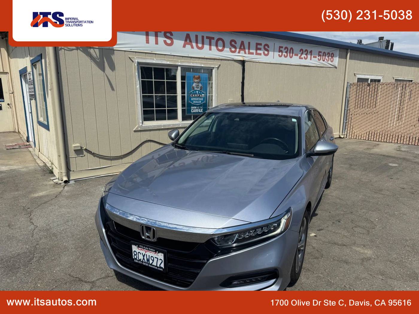 2018 Honda Accord EX-L — Sedan — 93,250 mi — Davis, CA