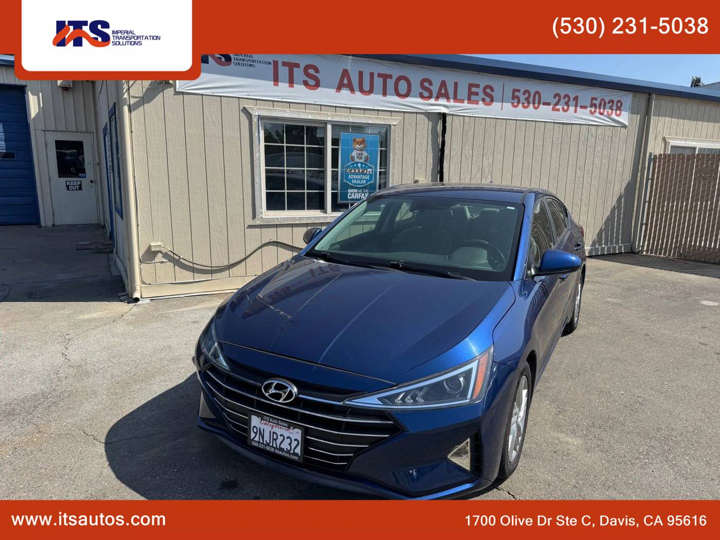 2020 Hyundai Elantra SEL — Sedan — 61,769 mi — Davis, CA