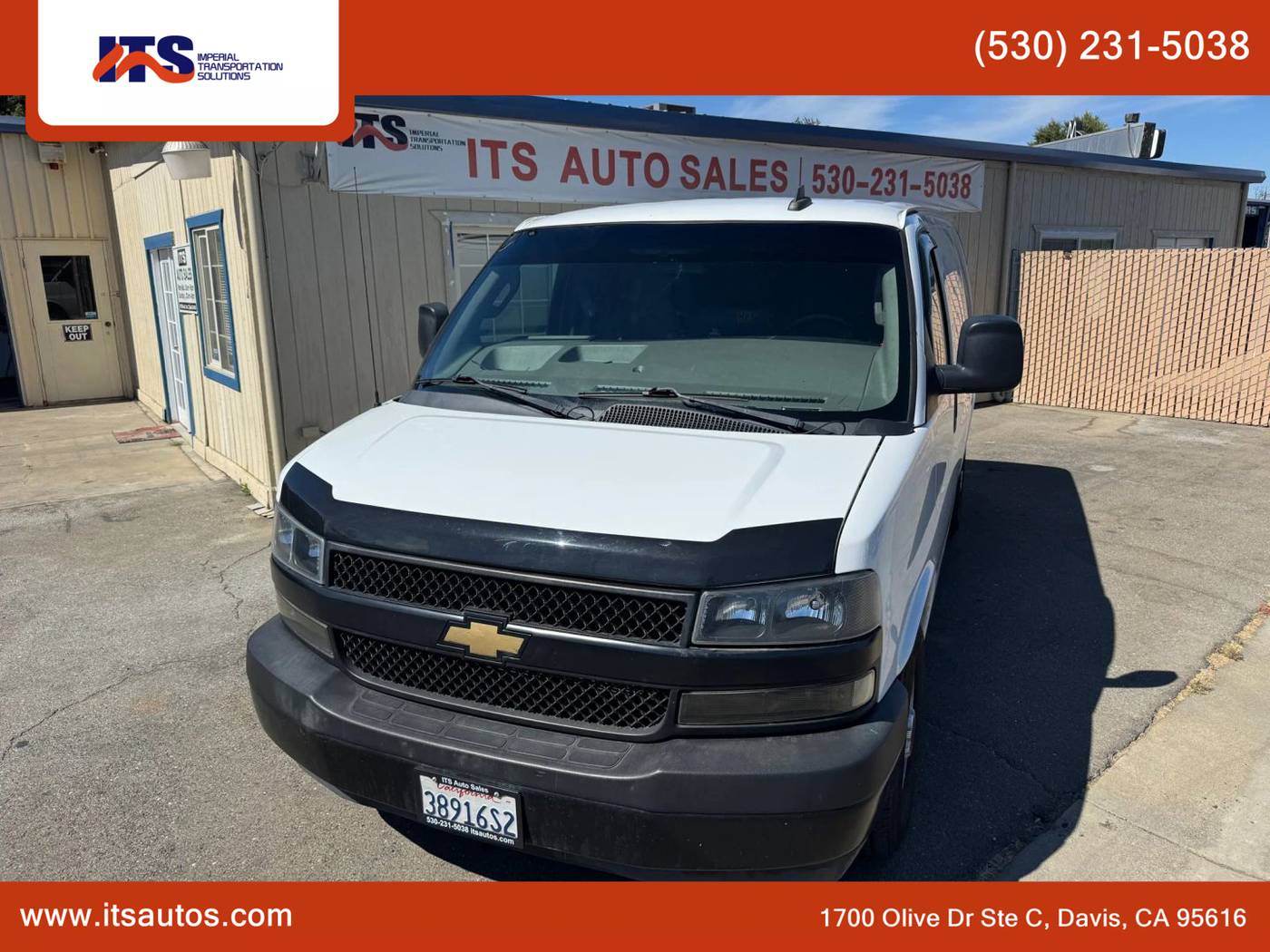 2018 Chevrolet Express Cargo Van Base — Cargo Van — 121,719 mi — Davis, CA