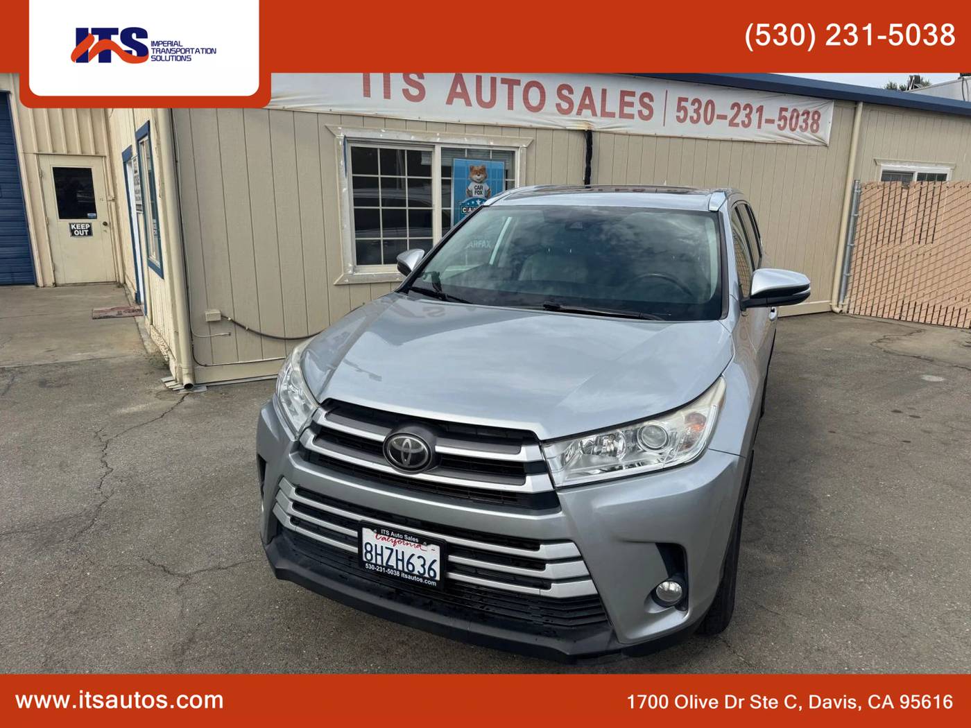 2019 Toyota Highlander XLE — SUV — 102,745 mi — Davis, CA