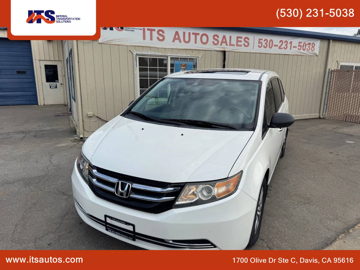 2016 Honda Odyssey EX-L — Minivan — 44,488 mi — Davis, CA