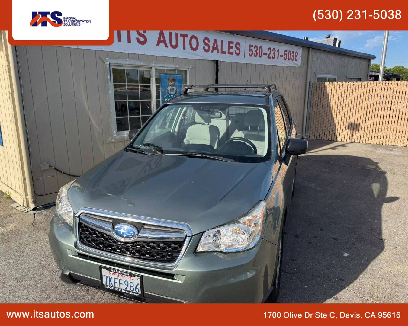 2015 Subaru Forester 2.5i — SUV — 70,719 mi — Davis, CA