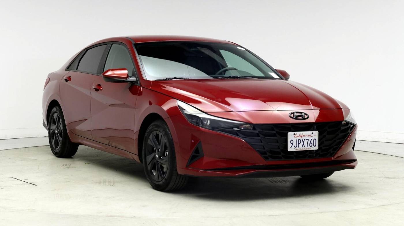 2023 Hyundai Elantra Hybrid Blue — Sedan — 19,777 mi — Irvine, CA
