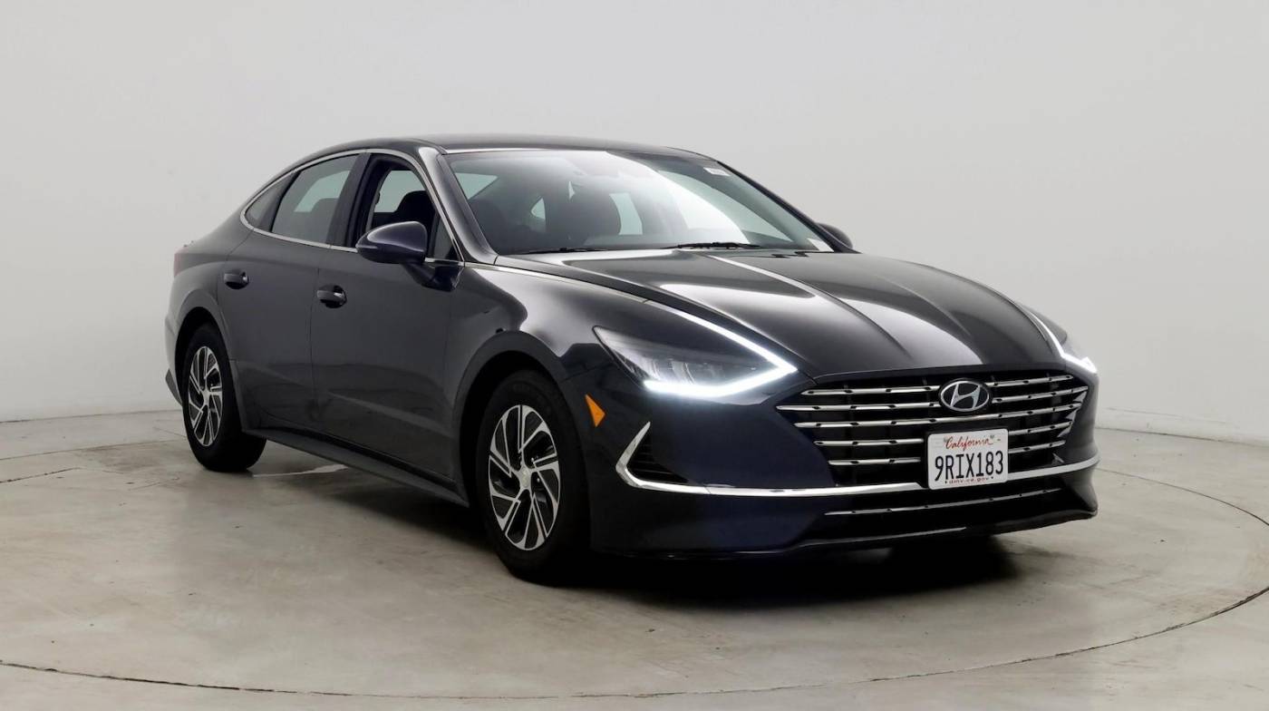 2021 Hyundai Sonata Hybrid Blue — Sedan — 46,130 mi — Irvine, CA