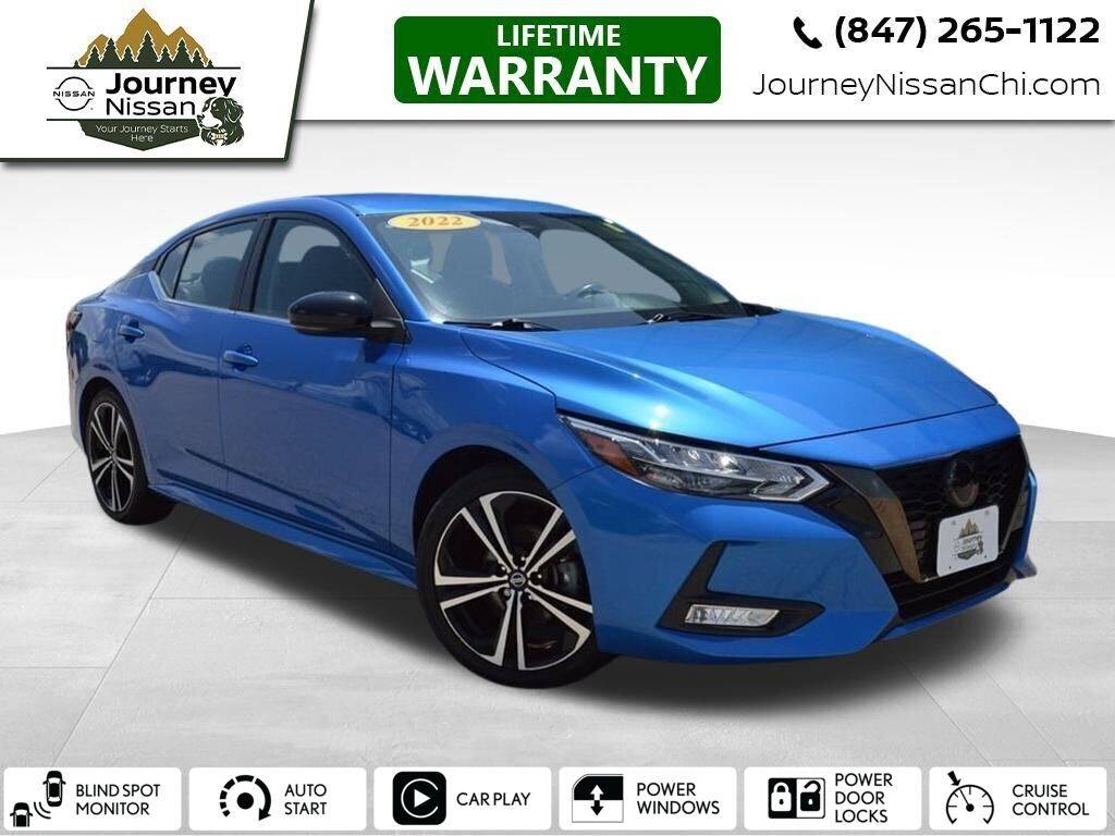 2022 Nissan Sentra SR — Sedan — 19,192 mi — Lindenhurst, IL