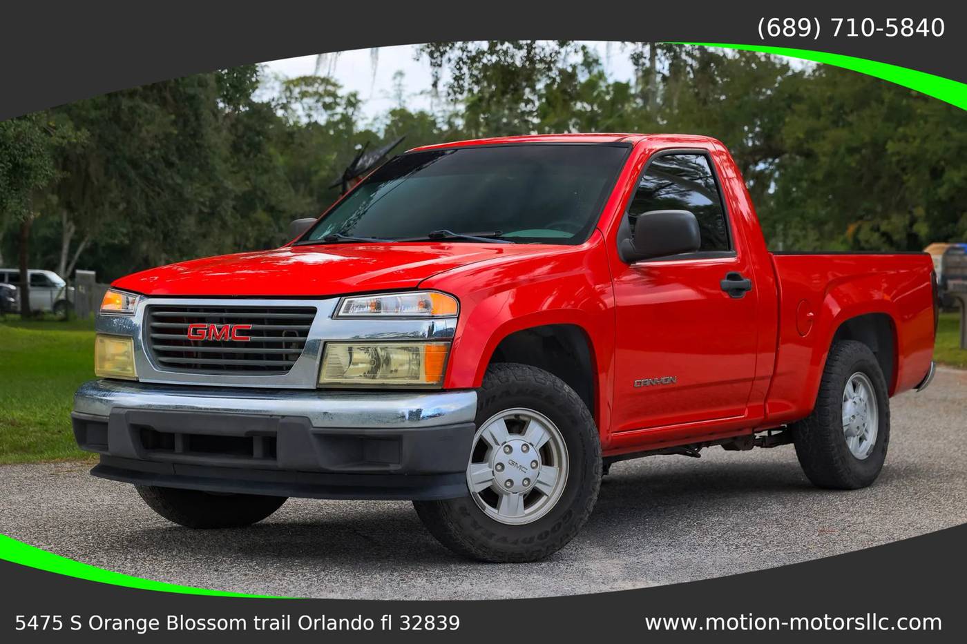 2005 GMC Canyon SL Z85 — Pickup Truck — 102,222 mi — Orlando, FL