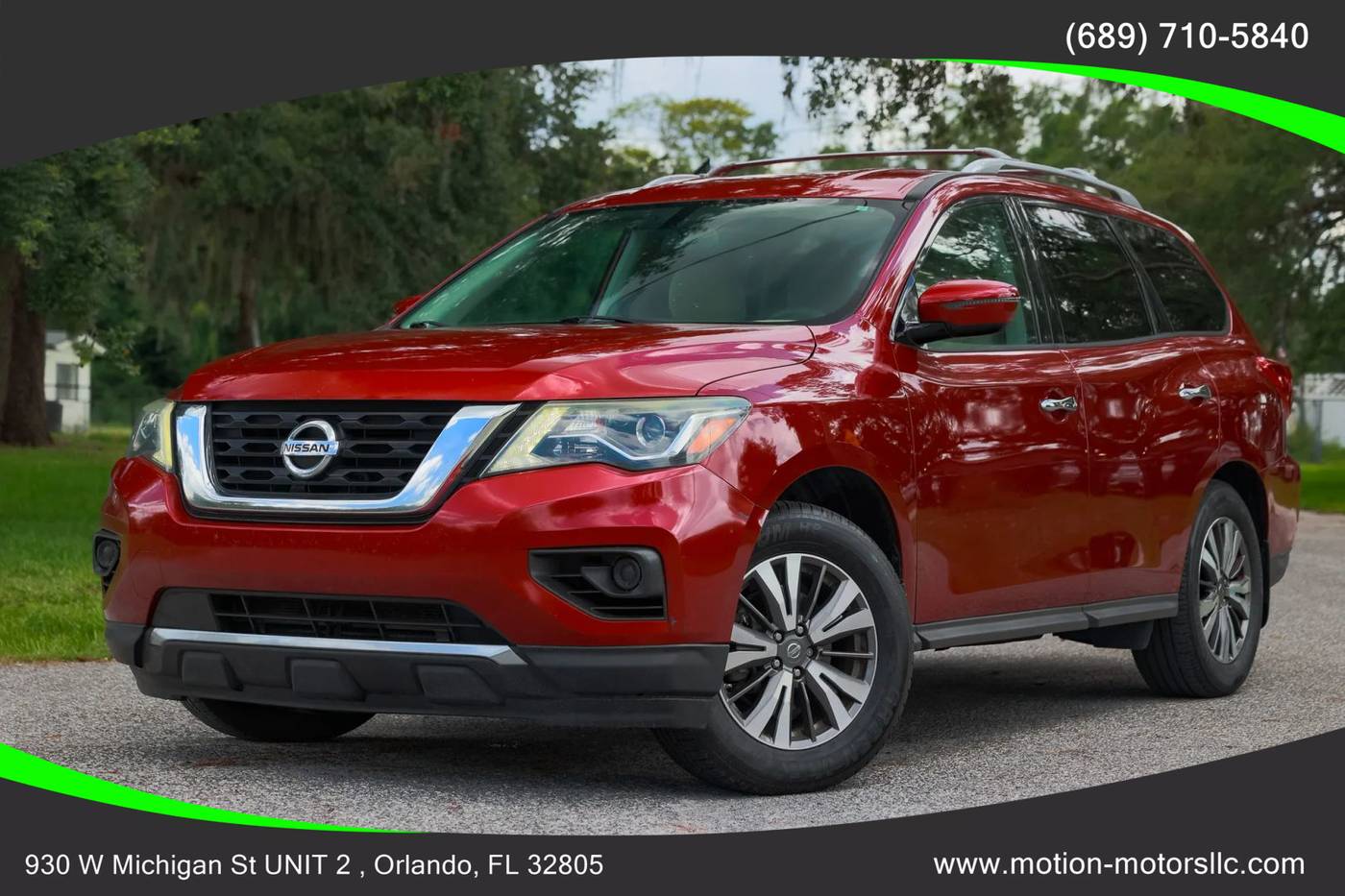 2017 Nissan Pathfinder S — SUV — 123,623 mi — Orlando, FL
