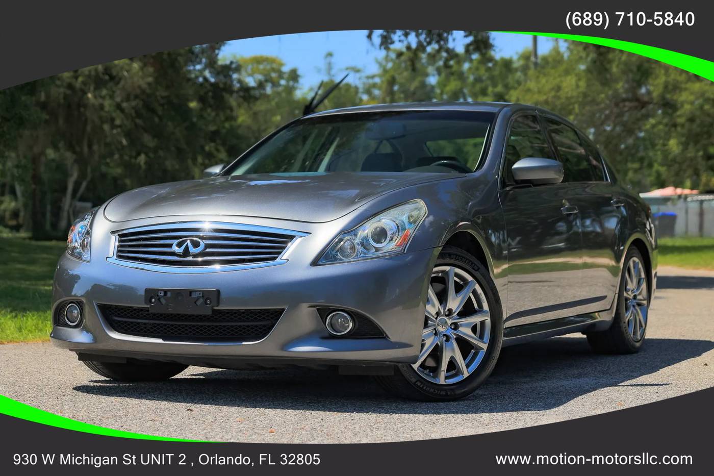2011 INFINITI G G37 — Sedan — 119,794 mi — Orlando, FL