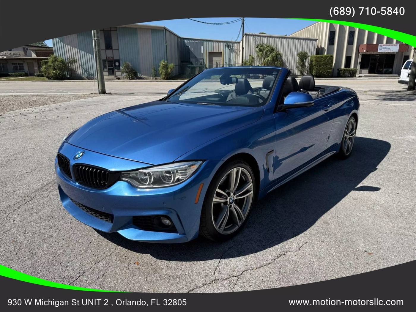 2014 BMW 4 Series 435i — Convertible — 99,742 mi — Orlando, FL