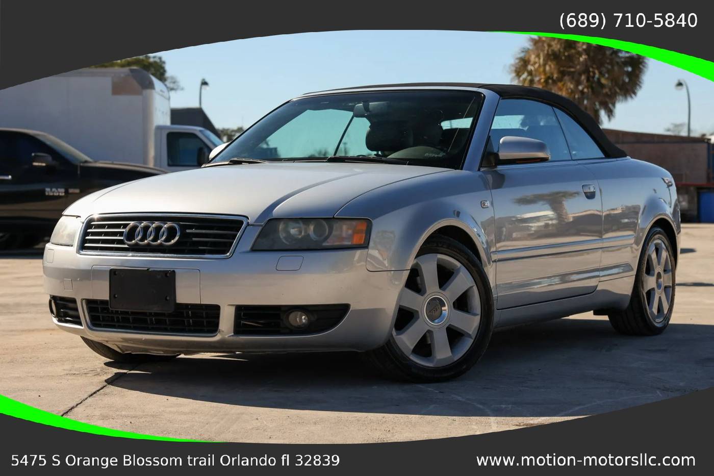 2004 Audi A4 1.8T — Convertible — 83,372 mi — Orlando, FL
