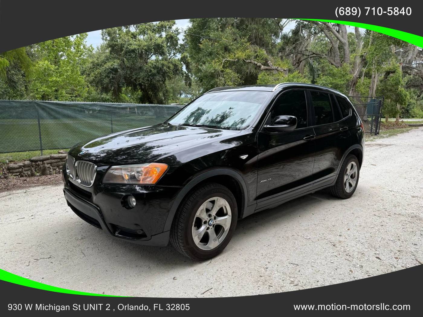 2012 BMW X3 28i — SUV — 103,368 mi — Orlando, FL