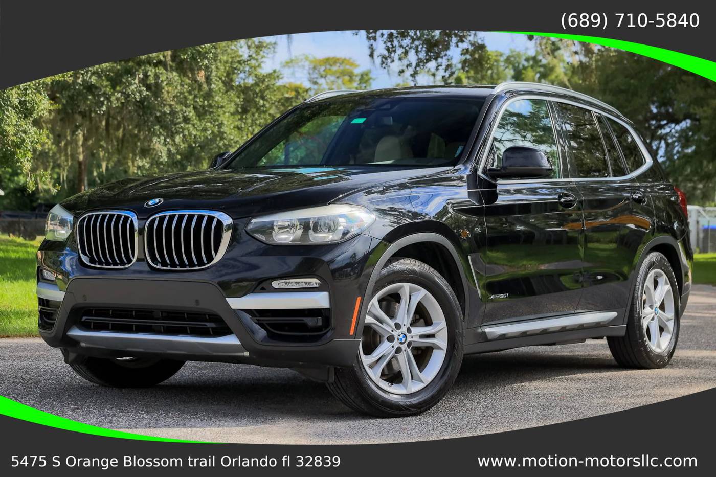 2018 BMW X3 30i — SUV — 128,732 mi — Orlando, FL