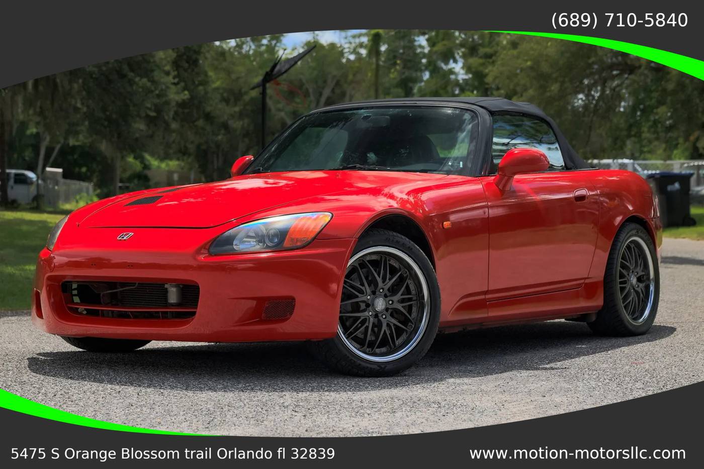 2000 Honda S2000 Base — Convertible — 105,046 mi — Orlando, FL
