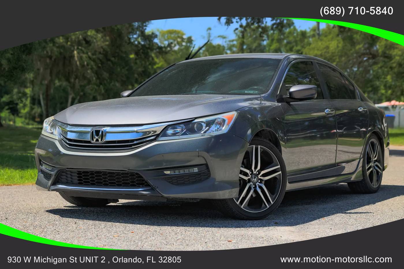 2016 Honda Accord Sport — Sedan — 139,100 mi — Orlando, FL