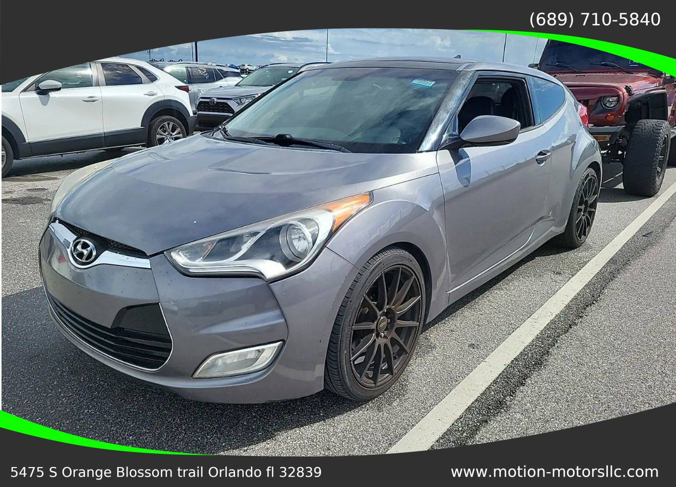 2012 Hyundai Veloster Base — Hatchback — 121,223 mi — Orlando, FL