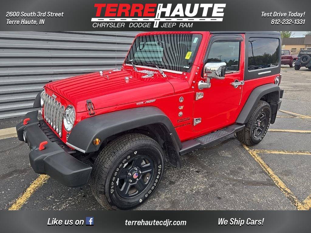 2017 Jeep Wrangler Sport — SUV — 44,215 mi — Terre Haute, IN